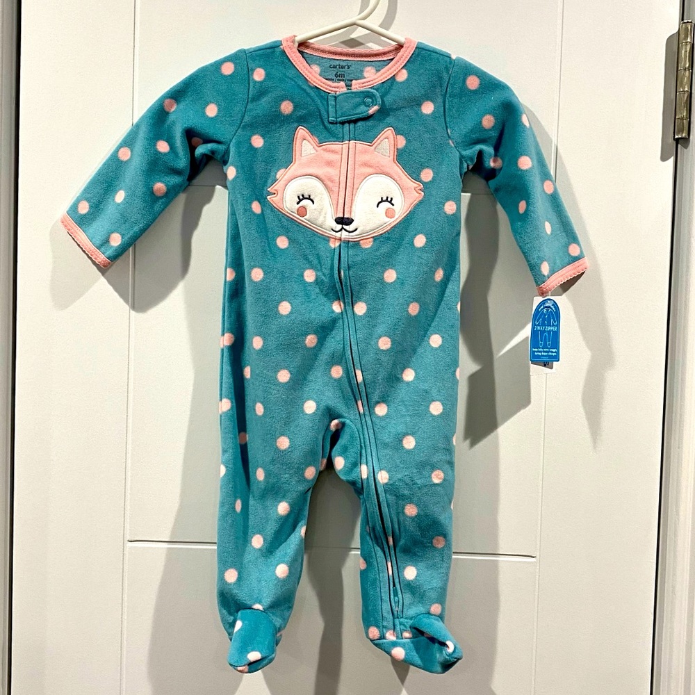 Carter’s Fleece Sleep and Play- 2 Way Zipper